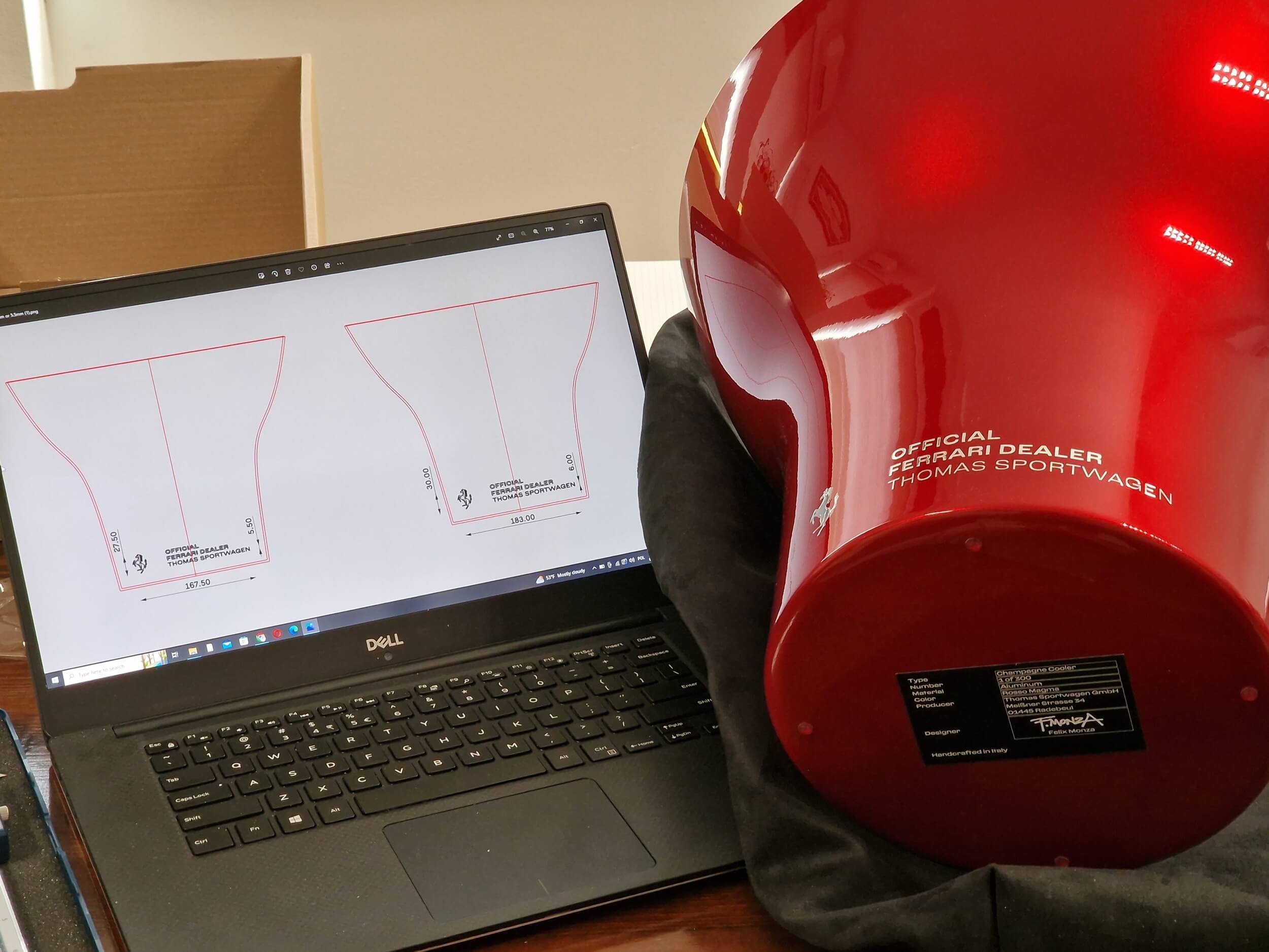 Production of Ferrari Cooler Flexhouse 15