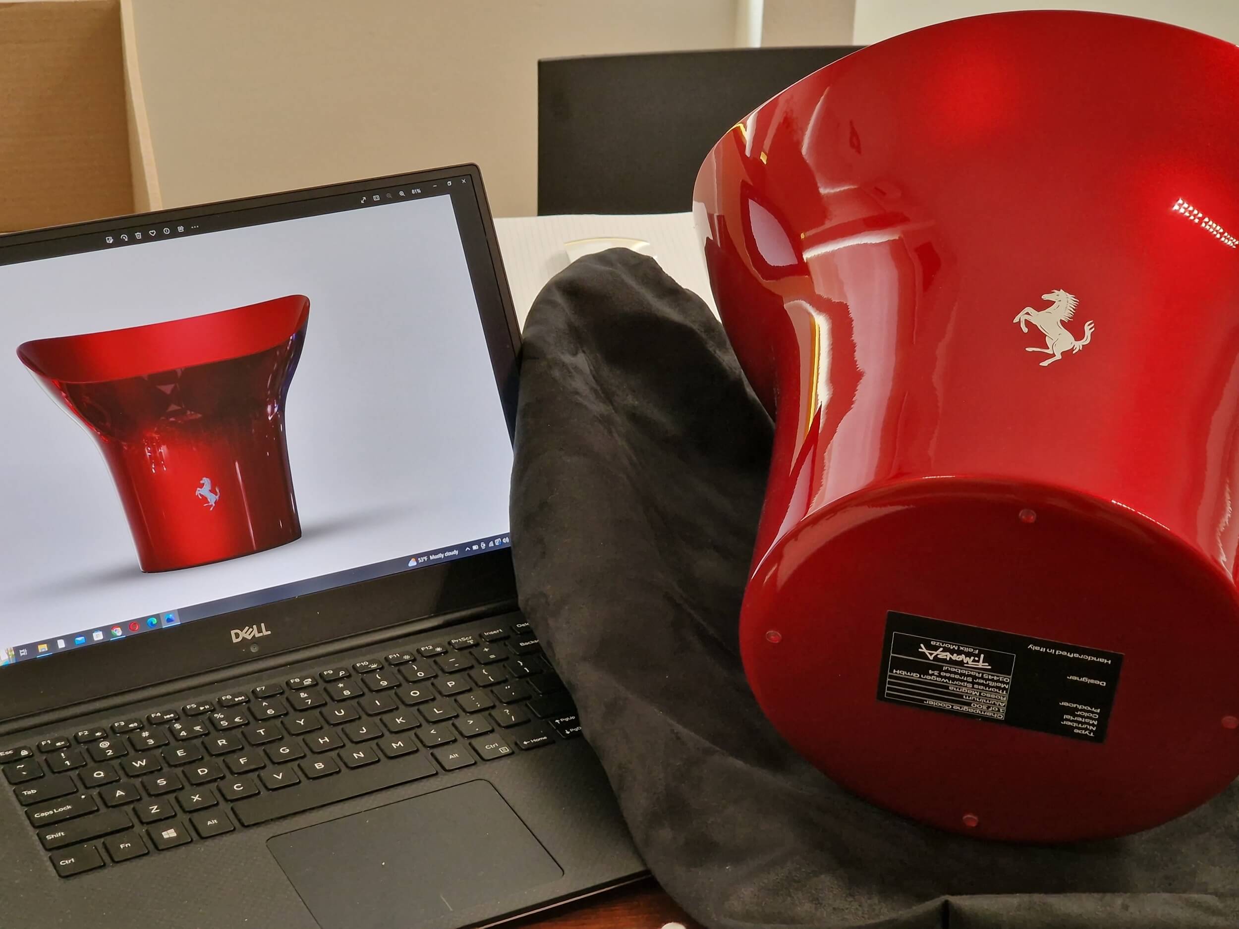 Production of Ferrari Cooler Flexhouse 17