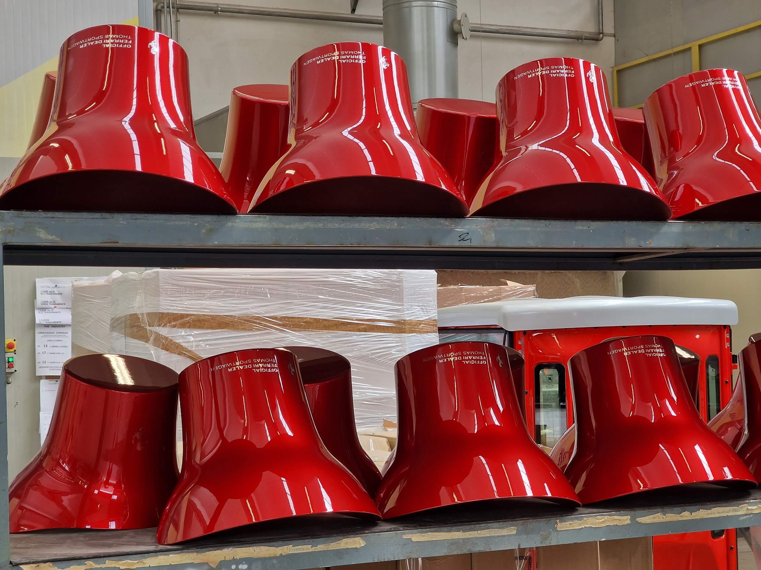 Production of Ferrari Cooler Flexhouse 43