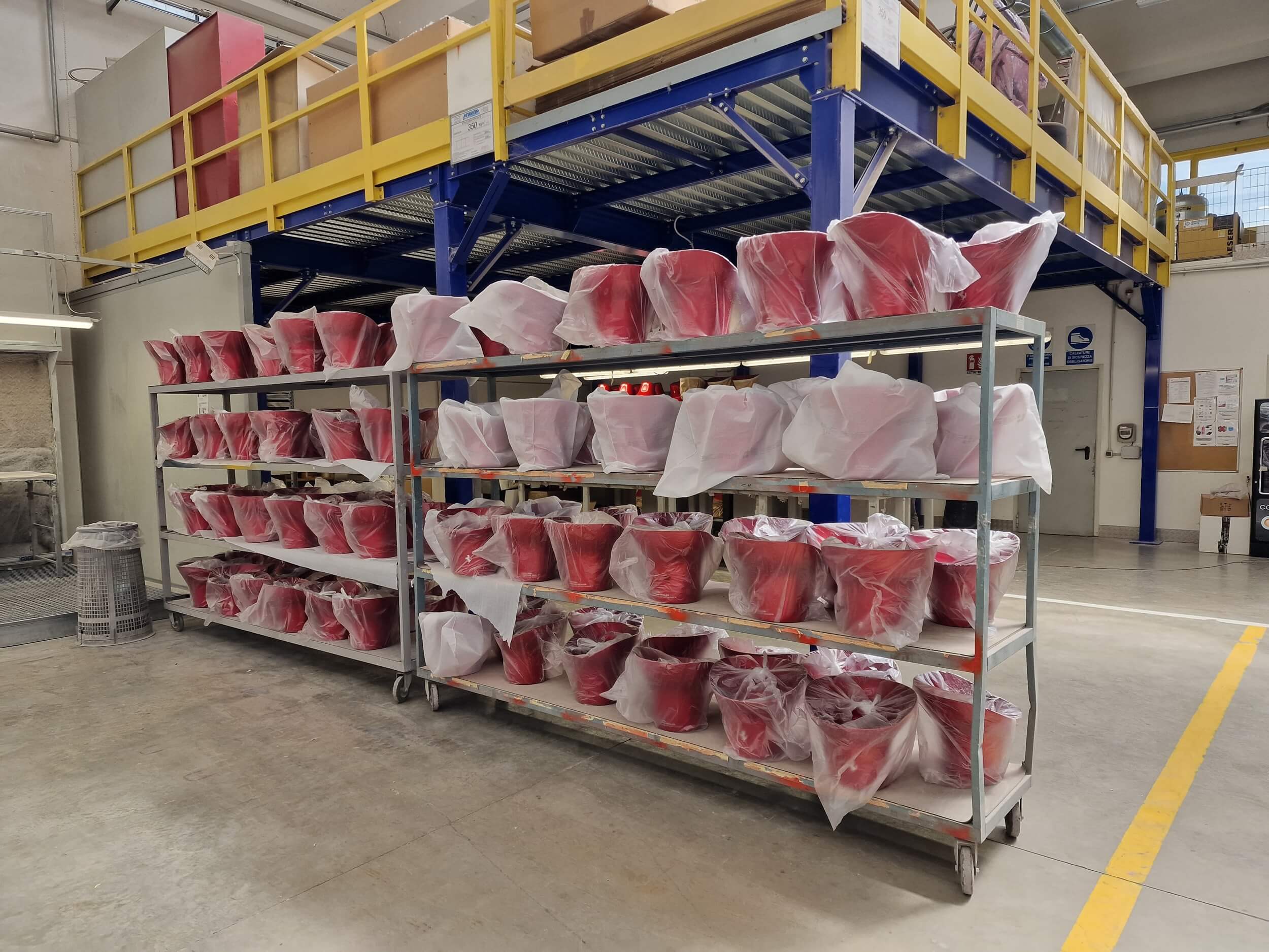 Production of Ferrari Cooler Flexhouse 48