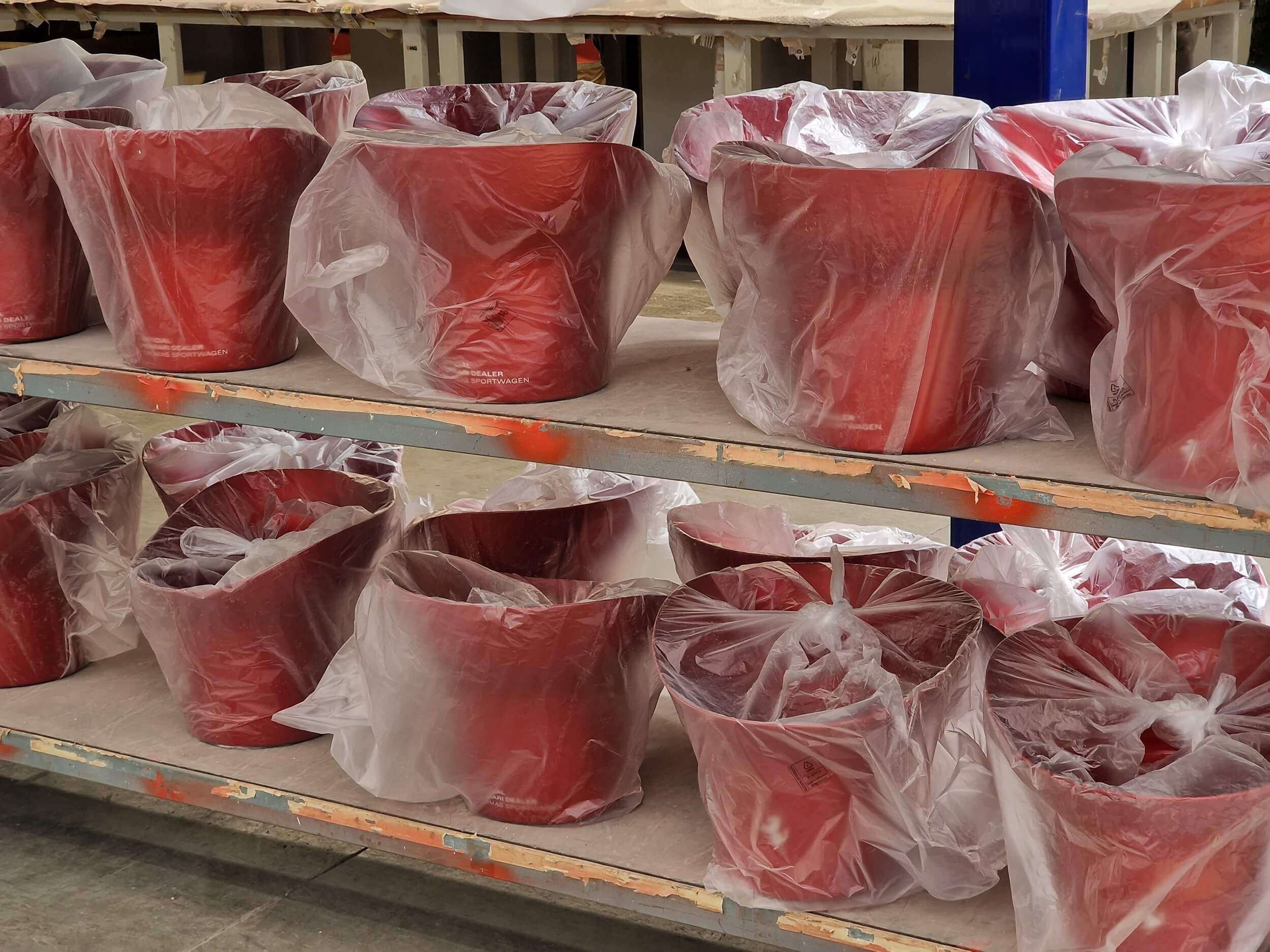 Production of Ferrari Cooler Flexhouse 49