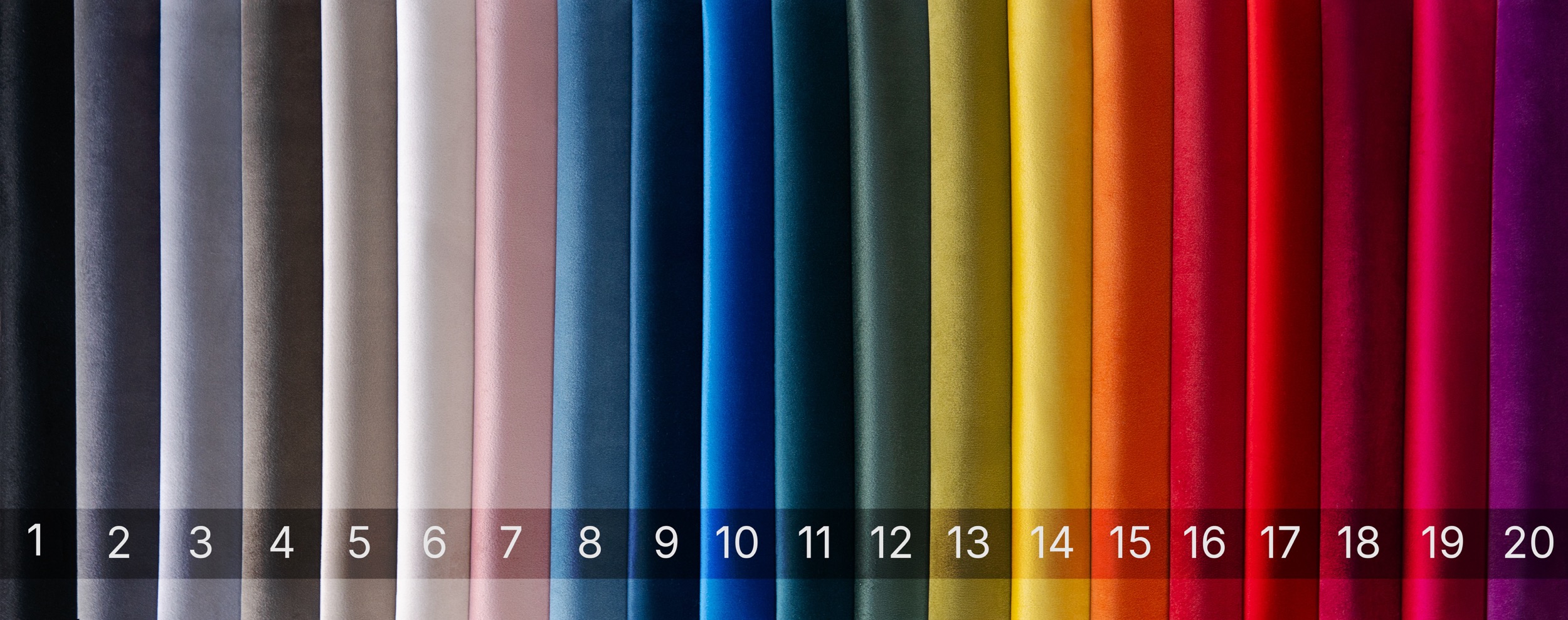 Velvet samples flexhouse Mirasol Chair